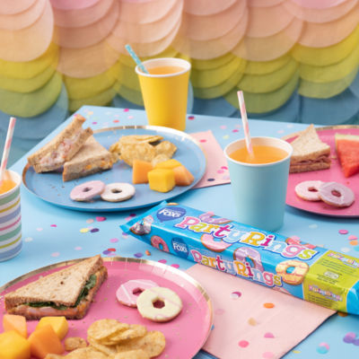 Fox's Party Rings biscuits tray 125g, UK version