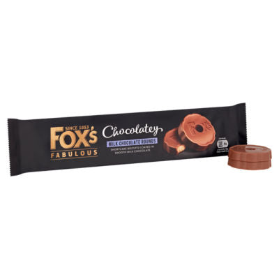 Fox's Chocolate Biscuits Milk Chocolate Rounds 130g - British product