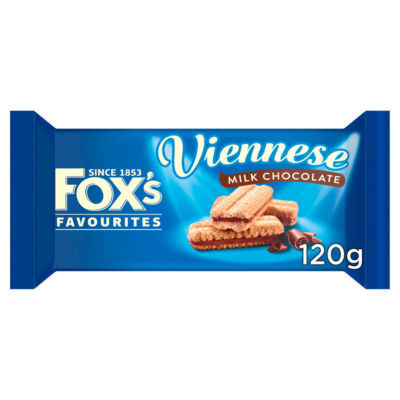 ASDA Fox's Milk Chocolate Viennese Biscuits 120g- Buy online at McGrocer