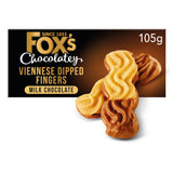 ASDA Fox's Chocolatey Biscuits Viennese Milk Chocolate Dipped Fingers 105g- Buy online at McGrocer