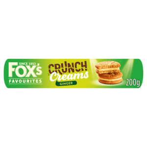 Fox's Favourites Crunch Creams Ginger Biscuits 200g