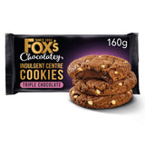 ASDA Fox's Fabulous Indulgent Centre Cookies Triple Chocolate Biscuits 160g- Buy online at McGrocer