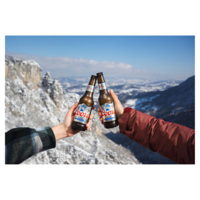 Coors lager beer 20 x 330ml bottles - British product