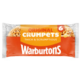 ASDA Warburtons Original Crumpets 6 Pack- Buy online at McGrocer