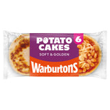 ASDA Warburtons 6 Potato Cakes Potato Bread 6 Pack- Buy online at McGrocer
