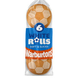 ASDA Warburtons 6 White Rolls Soft Bread Pack- Buy online at McGrocer