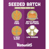 Warburtons seeded batch bread 800g (British brand)