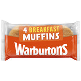Warburtons breakfast muffins 4 pack, UK version
