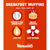 Warburtons breakfast muffins 4 pack, UK version