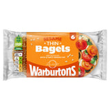 Warburtons 6 sesame thin bagels - British product