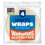 ASDA Warburtons 4 Gluten Free White Wraps- Buy online at McGrocer