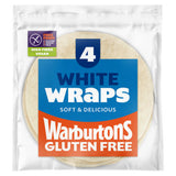 Warburtons gluten free white wraps pack of 4 (British brand)