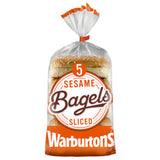 Warburtons 5 Sesame Topped Bagels (British brand)