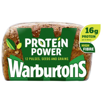 Warburtons protein bread 12 pulses and seeds 700g (British brand)