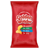 Golden Wonder crisps multipack 6x25g, imported from the UK