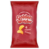 Golden Wonder tomato ketchup crisps multipack 6 x 25g (British brand)