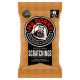 Mr Porky Original Scratchings 6 packs 99g, imported from the UK