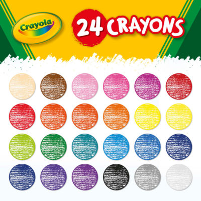 Crayola 24 crayons set - British product