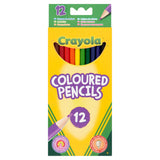 Crayola 12 coloured pencils art set - British product