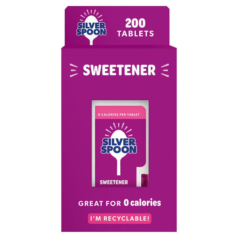 Silver Spoon sweetener tablets 200 count (British brand)