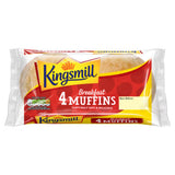 ASDA Kingsmill Breakfast Muffins 4 Pack British Baked Good- Buy online at McGrocer