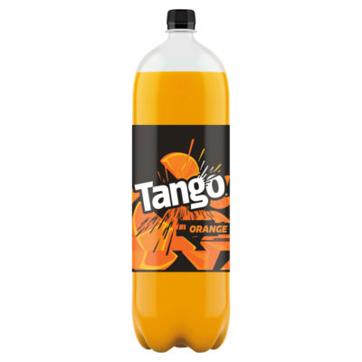 Tango original orange carbonated soft drink 2 litre bottle (British brand)