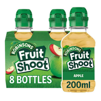 ASDA Robinsons Fruit Shoot Apple Kids Drink 8 x 200ml- Buy online at McGrocer
