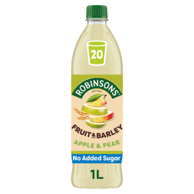 Robinsons Apple & Pear Squash 1L, imported from the UK