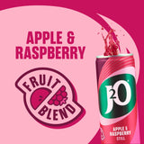 J2O Apple Raspberry still soft drink 4 x 250ml, UK version