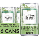 ASDA London Essence Co. Blood Orange & Elderflower Tonic Water 6 x 150ml- Buy online at McGrocer