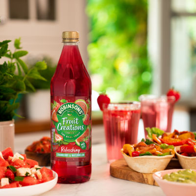 Robinsons Fruit Creations with Twice the Fruit Refreshing Strawberry & Watermelon