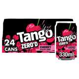 ASDA Tango Zero'd Cherry Sugar Free Carbonated Soft Drink 24 x 330ml- Buy online at McGrocer