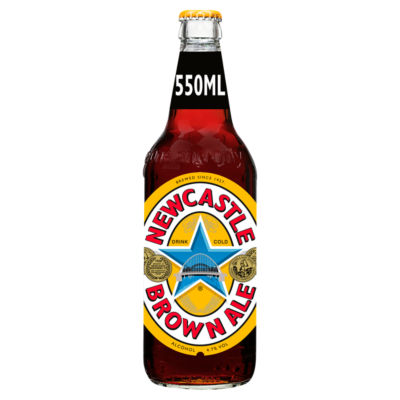 Newcastle Brown Ale 550ml, imported from the UK