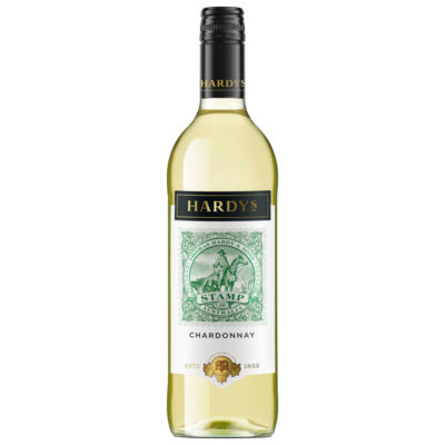 Hardys Stamp Chardonnay white wine 75cl, UK version