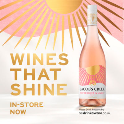 Jacob's Creek Rosé Wine Refreshing & Lively 75cl, imported from the UK