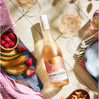 Jacob's Creek Rosé Wine Refreshing & Lively 75cl, imported from the UK