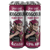 Hobgoblin Ruby Ale 4 x 568ml cans, UK version