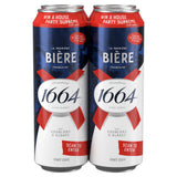 Kronenbourg 1664 Bière Blonde premium lager 568ml can pack, imported from the UK