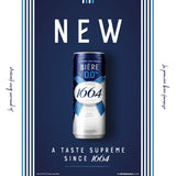 Kronenbourg 1664 alcohol-free beer Bière Blonde 6 x 330ml, imported from the UK