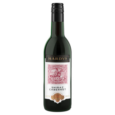 Hardys Shiraz Cabernet red wine 187ml, UK version