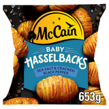 Pommes de terre McCain Baby Hasselback, surgelées, sel et poivre, 653 g