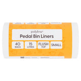 Pedal Bin Liners Small Size 15 Litres 40 Bags