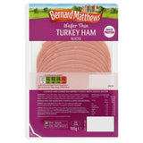 Bernard Matthews wafer thin turkey ham slices 100g - British product
