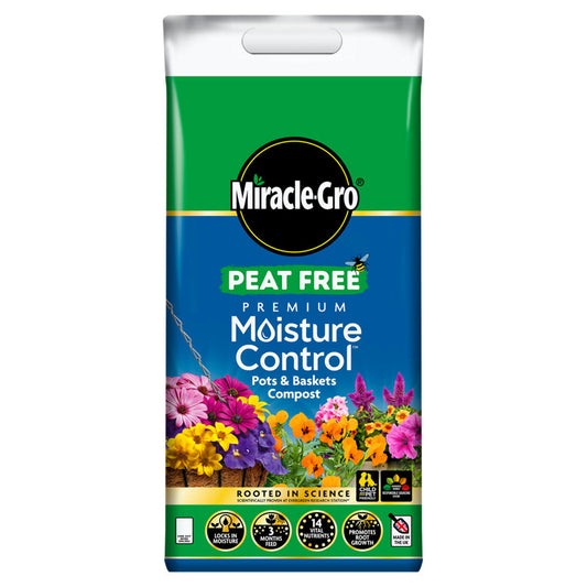 Miracle-Gro Premium Moisture Control Pots & Baskets Compost 10L GOODS ASDA   