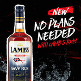 Lamb's Genuine Navy Dark Rum 70cl bottle, UK version