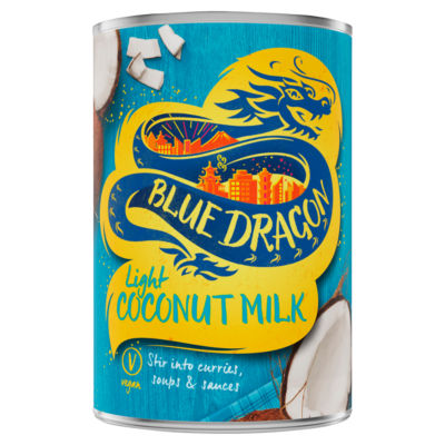 Blue Dragon light coconut milk 400ml - British product