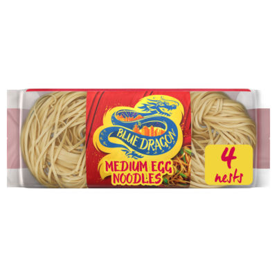 Blue Dragon Medium Egg Noodles 250g - British product