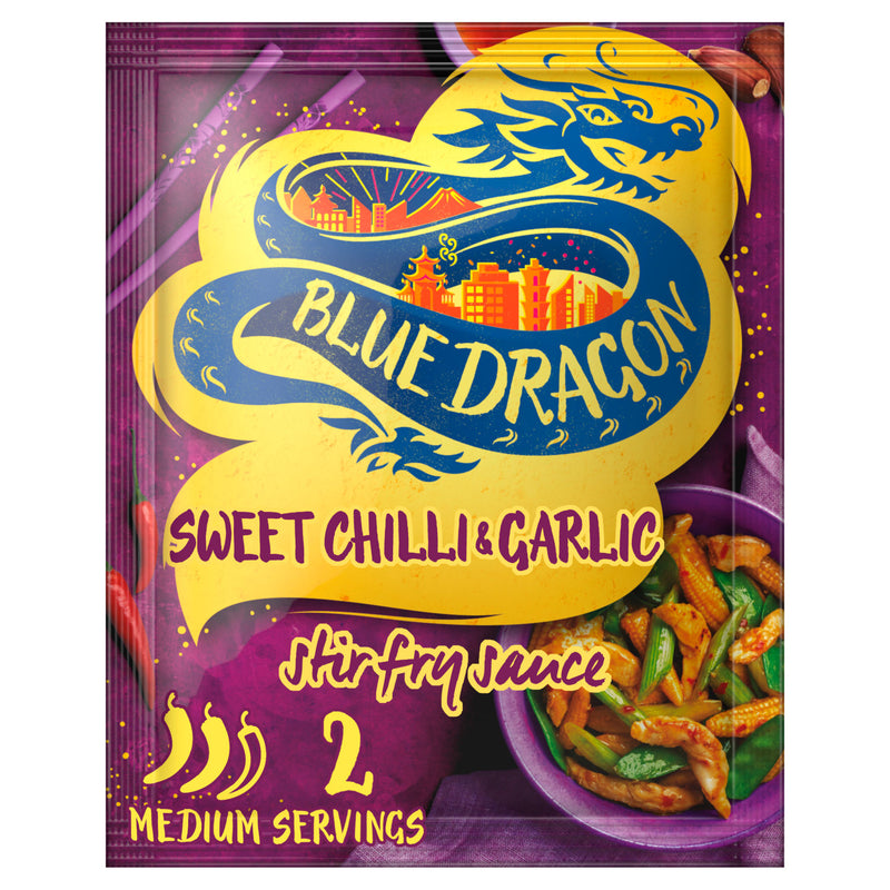 Blue Dragon sweet chilli and garlic stir fry sauce 120g - British product