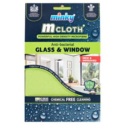 Minky M Cloth Glass and Window microfibre cloth - British product