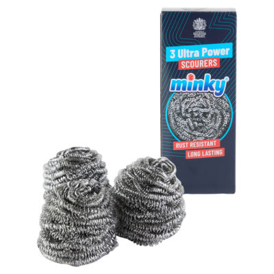 Minky 3 Ultra Power Scourers, UK version